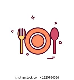 Food icon design vector