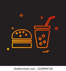 Food icon design vector