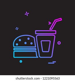 Food icon design vector