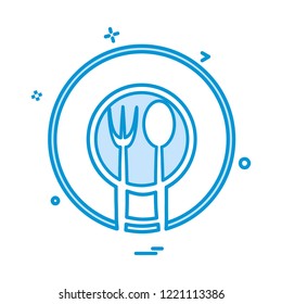 Food icon design vector