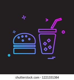 Food icon design vector