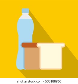 Food icon. Flat illustration of food vector icon for web