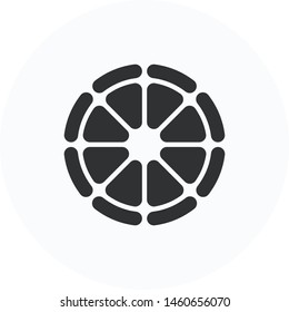 Food icon, flat symbol vector design. Great for mobile app, web design, print materials, etc.