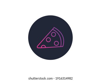 Food Icon Gradient Pizza 