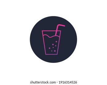 Food Icon Gradient  Soda 