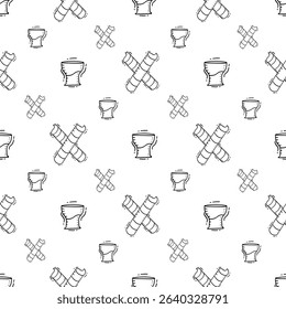 Food icon, hand drawn fast food icon, doodle food and beverage icon set