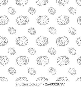 Food icon, hand drawn fast food icon, doodle food and beverage icon set