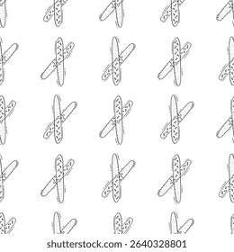 Food icon, hand drawn fast food icon, doodle food and beverage icon set