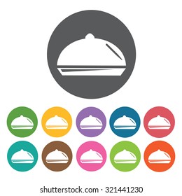 food icon, hotel set. Vector Illustration eps10 