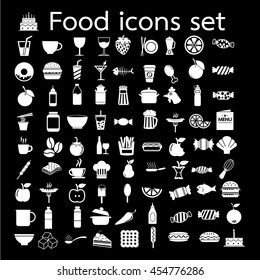 Food icon illustration design