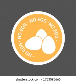 Food icon. Image does not contain eggs. Allergen icon.