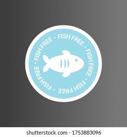 Food icon. Image does not contain fish. Allergen icon.