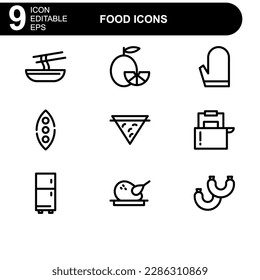 food icon or logo isolated sign symbol vector illustration - high quality black style vector icons