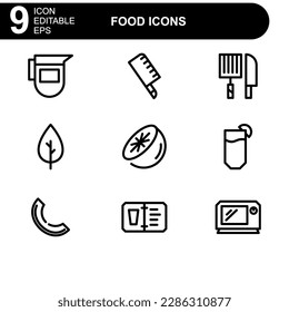 food icon or logo isolated sign symbol vector illustration - high quality black style vector icons
