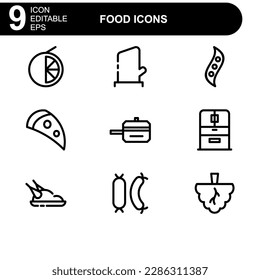 food icon or logo isolated sign symbol vector illustration - high quality black style vector icons