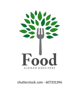 Food icon and logo vector