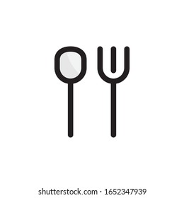 food icon logo vector illustration