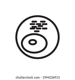 food icon or logo vector illustration of isolated sign symbol, vector illustration with high quality black outline.