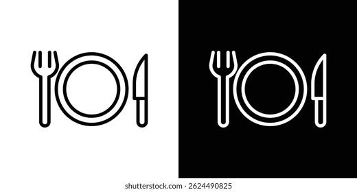 Food icon. Logotype vector set