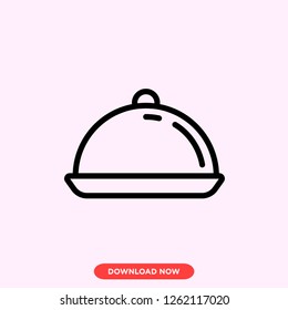 Food icon modern vector style
