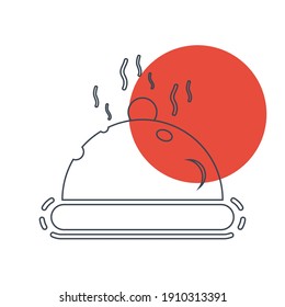 Food Icon. Restaurant food, hot food icon. 