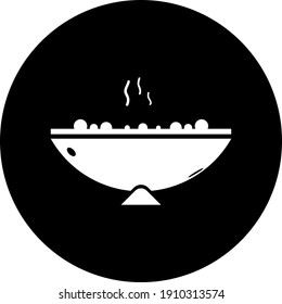 Food Icon. Restaurant food, hot food icon. 
