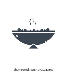 Food Icon. Restaurant food, hot food icon. 