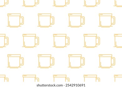 Food icon seamless pattern background. Food seamless pattern background in monoline style design
