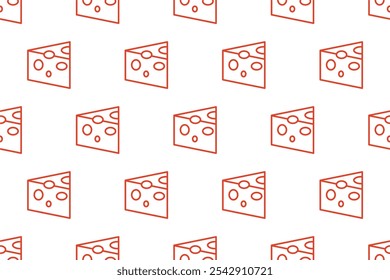 Food icon seamless pattern background. Food seamless pattern background in monoline style design