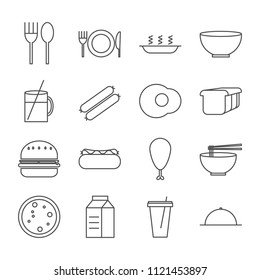 food icon set