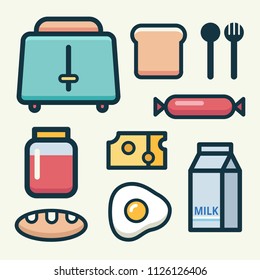 food icon set