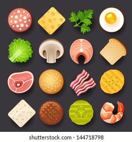 food icon set