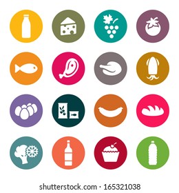 Food icon set