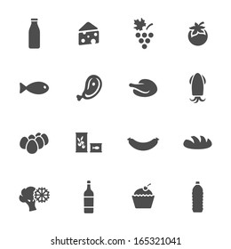 Food icon set