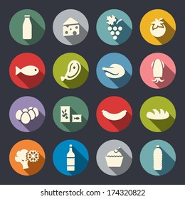 Food icon set