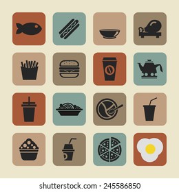 food icon set