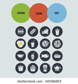 food icon set