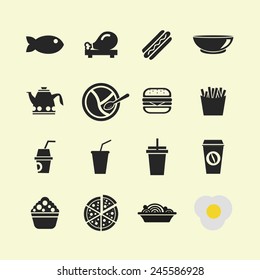 food icon set