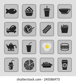 food icon set