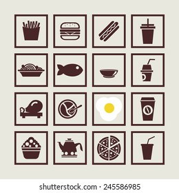 food icon set