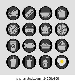 food icon set