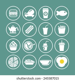 food icon set