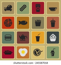 food icon set