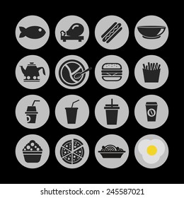 food icon set