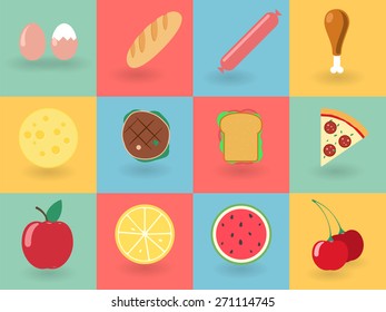 food icon set
