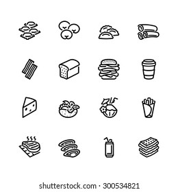 food icon set