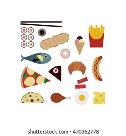 food icon set