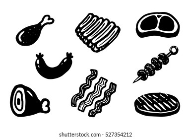 Food icon set