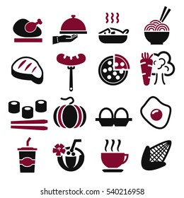 food icon set