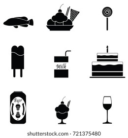 food icon set